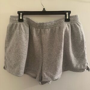 No Boundaries Light Gray Athletic Lounge Shorts